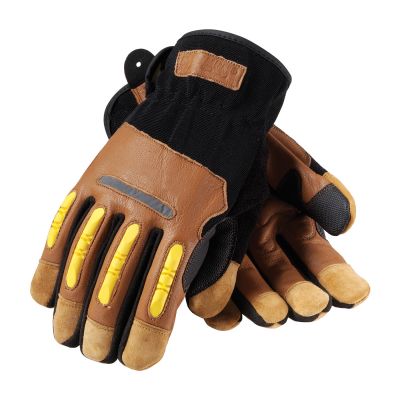 Maximum Goatskin Leather with TPR Finger Impact Protection Glove #2