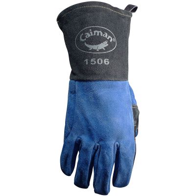 Caiman Premium Split Cowhide MIG-Stick Welding Glove with Fleece Lining #2