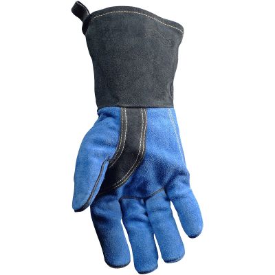 Caiman Premium Split Cowhide MIG-Stick Welding Glove with Fleece Lining #3