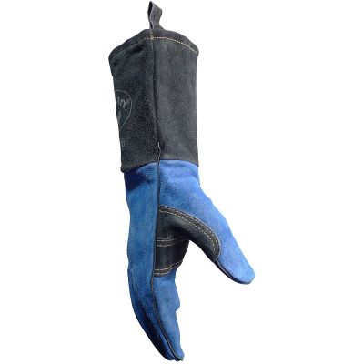 Caiman Premium Split Cowhide MIG-Stick Welding Glove with Fleece Lining #4