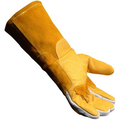 Caiman Revolution Stick-MIG Pig Grain Gloves #5