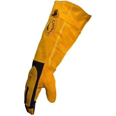 Caiman Kontour 21 Inch Deerskin MIG-Stick Welding Glove #4