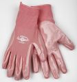 Women's Coated Pink Gloves