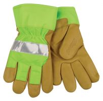 Kinco Hi-Vis Lime Lined Pigskin Gloves