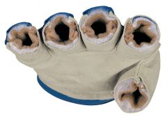 MCR Artic Jack Lined Split Pigskin Leather Palm Gloves - Safety Cuff #2