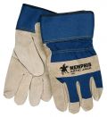 MCR Artic Jack Lined Split Pigskin Leather Palm Gloves - Safety Cuff