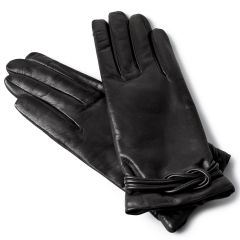 Woman's Cashmere Lined Designer Leather Gloves