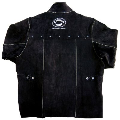 Caiman Black Boarhide Welding Coat-Jacket #2