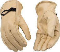 Kinco Premium Grain Cowhide Drivers Gloves with Strap