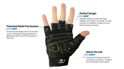 Mens Beast Mode Fingerless Fitness Gloves #4