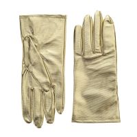 Women's Metallic Gold Gloves