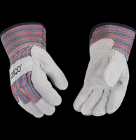 Children's Cowhide Leather Palm Work Gloves