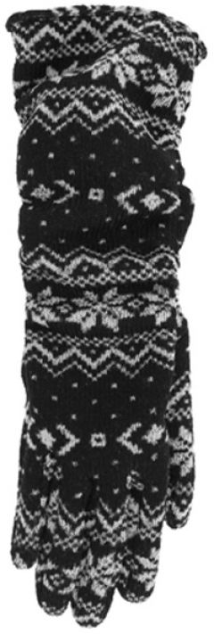 Homespun Knit Fleece Gloves for Women #2