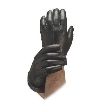 Men's Brown Unlined Leather Gloves #5