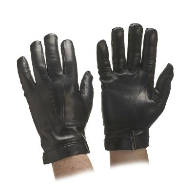 Men's Brown Unlined Leather Gloves #6