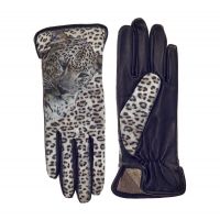 ICON Leather - Women's Snow Leopard Lined Gloves
