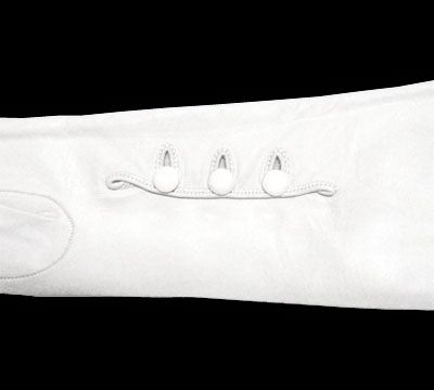 Ladies Long Unlined Leather Gloves #3