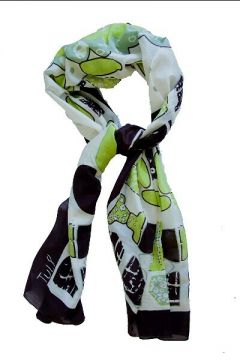 TULI Designer Scarve - Lime