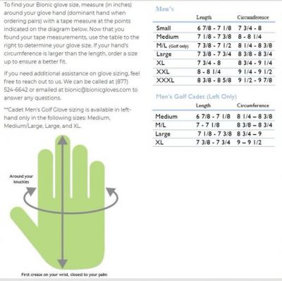 Men's Bionic ReliefGrip Golf Glove #4