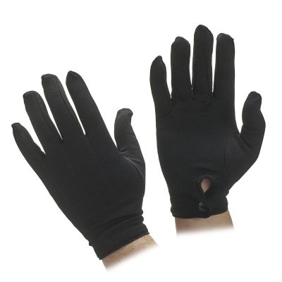 Unisex Stetch Nylon Gloves with Snap Wrist Closure