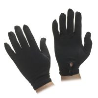 Unisex Stetch Nylon Gloves with Snap Wrist Closure