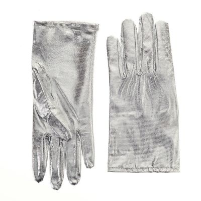 Women's Metallic Gold Gloves #2
