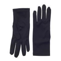 Nylon Dress Gloves for Children and Teens - Black