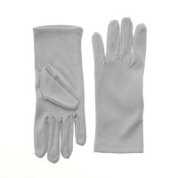 Nylon Dress Gloves for Children and Teens - Gray