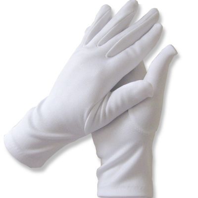 Nylon Dress Gloves for Children and Teens - Ivory #8