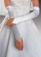 Fingerless Classic Satin Gloves
