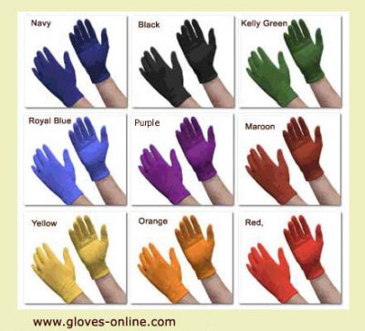 GO Flash Colored Gloves